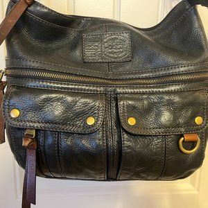 Fossil Morgan Top Zip Leather Crossbody